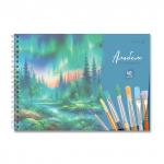 "Светоч" А207 Альбом для рисования, с пластик. обложкой 180 мкм., цветной титул лист 100 г/м2 A4 29 х 20.5 см 40 л. на гребне 5 шт.