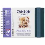 "Canson" MIX MEDIA ARTIST LANDSCAPE Скетчбук A5 300  г/м2 на спирали 28 л.