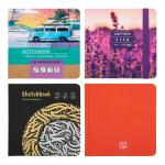 "Аква-колор" IZO-BK-1212 Скетчбук 120  г/м2 120  г/м2 12 х 12 см сшивка 80 л.