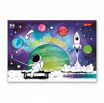 "Светоч" 24АЛСК4_3_3_9 Альбом для рисования, глянц.ламинация, 100 г/м2 A4 29 х 20.5 см 24 л. 5 шт. на скобе