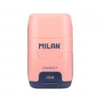 "Milan" Набор  ластик и точилка для карандашей COMPACT + 2 запасных ластика