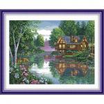 Набор для вышивания "DIMENSIONS" 35183   "Уютный коттедж"