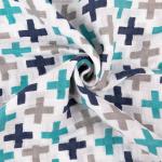 Ткань "PEPPY" Ткань муслиновая ФАСОВКА EMBRACE 100\% хлопок 100 х 125 см Shannon Fabrics