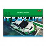 "Светоч" 40АЛСК4_4_3_9 Альбом для рисования, выбор.лак, 100 г/м2 A4 29 х 20.5 см 40 л. 5 шт. на скобе