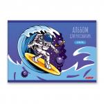 "Светоч" 8АЛСК4_1_3_9 Альбом для рисования 100 г/м2 A4 29 х 20.5 см 20 шт. на скобе 8 л.
