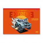 "Светоч" 40АЛСК4_3_3_9 Альбом для рисования, глянц.ламинация, 100 г/м2 A4 29 х 20.5 см 40 л. 5 шт. на скобе