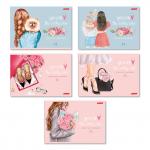 "Светоч" 40АЛСК4_5_3_9 Альбом для рисования, блестки, 100 г/м2 A4 29 х 20.5 см 40 л. 5 шт. на скобе