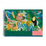 "Светоч" 48АЛГР4_2_3_9 Альбом для рисования, матовая ламинация, 100 г/м2 A4 29 х 20.5 см 48 л. 4 шт. на гребне