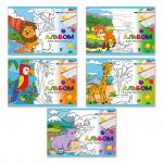 "Светоч" 12АЛСК4_1_3_9 Альбом для рисования 100 г/м2 A4 29 х 20.5 см на скобе 12 л. 10 шт.