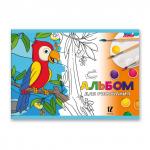 "Светоч" 12АЛСК4_1_3_9 Альбом для рисования 100 г/м2 A4 29 х 20.5 см на скобе 12 л. 10 шт.