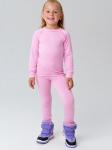 Термокомплект трикот. для девочек: фуфайка (футболка) с длин. рук, брюки для эпизод. использования
