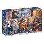 "Premium" ПАЗЛЫ 1000 элементов А2ф 480х680мм -Котята с подарками-