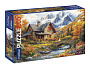 "Premium" ПАЗЛЫ 1000 элементов А2ф 680х480мм -Живописный уголок-