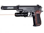 214580 Пистолет с лазер. прицелом, с глушителем SP-3D в кор. в кор.120шт