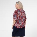 Блуза, трикотаж, красный