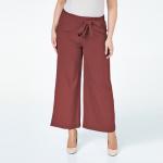 Брюки, текстиль, бордовый