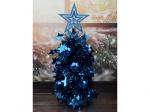 Елка декоративная, цвет: синий, 33 см