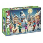 "ECO" ПАЗЛЫ-ИГРА для детей 160 элементов А4ф 330х220мм  -Зимние каникулы-