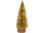 Декоративная ёлка  "Торжество" с LED подсвет. на бат. (AG 3) (не в комп.), 8*23 см, желтая НУ-6335
