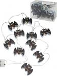 Гирлянда cветодиодная с насадками Летучие мышки 1,65м,батар. 2шт АА (не в компл), 10 ламп ГН-6859