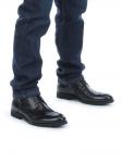 01-H9003-D25-SW3 BLACK Ботинки демисезонные мужские (натуральная кожа)
