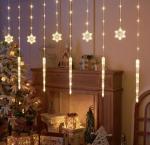 Гирлянда сосульки 3м,тепл.свет,8 реж., арт. HX042934