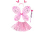 Карнавальный костюм 4 в 1 Фея, розовый цвет КРК-5324