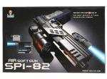 219856 Пистолет с оптич. прицелом, с фонарем SP1-82 в кор. в кор.72шт