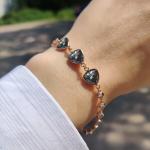 Браслет с кристаллами Swarovski