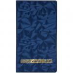 Визитница настольная OfficeSpace на 96 визиток, 3 ряда, ПВХ, синий, 260775