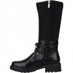 211833 черн Сапоги деми для девочек (32-37)/12