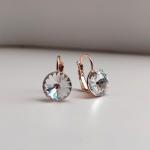 Серьги кристаллами Swarovski