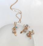 Комплект с кристаллами Swarovski