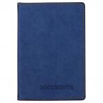 Обложка для автодокументов OfficeSpace Denim, экокожа, синий, DL_53594