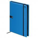 Ежедневник датированный 2026, А5, 7БЦ BG Monochrome. Ocean, синий, soft touch, DdА5_09618