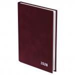 Ежедневник датированный 2026г., А5, 168л., бумвинил, BG, бордовый, ЕД5тБВ_09838
