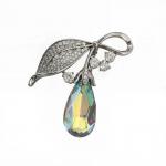 Брошь с кристаллами Swarovski