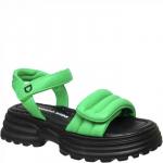 23-565F зел Босоножки для девочек (33-38)/12