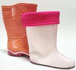 230/02УФ персик Сапоги резиновые для девочек (27-32)/12