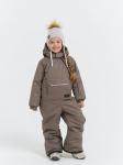 Комбинезон зимний с карманом "Кофе"