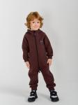 Комбинезон с карманами "Шоколад" утепленный