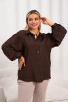 Блузка МД-2410 шоколад