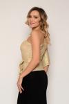 Блуза DuSans 0385 светлое золото