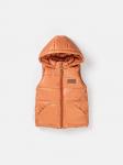 Жилет со съемным капюшоном "Кремовый абрикос" 7+