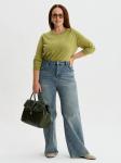 ISLAND CUP Джемпер женский plus size цвет светло-оливковый