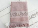 Полотенце махровое Венеция Узбекистан, розовый