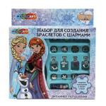 395193 Набор для создания браслетов 18*19, снежная принцесса МУЛЬТИ АРТ в кор.2*84шт
