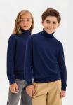 IC Водолазка детская, 5% WS, 20% VI, 30% PC, 45% NY, цвет темно-синий