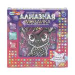 394810 Алмазная мозаика на черном фоне 15*15, в коробке, единорог МУЛЬТИ АРТ в кор.48шт