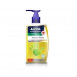 AURA Antibacterial 300мл Мыло жидкое Ромашка Деликатное с антибактериальным эффектом/дозатор
